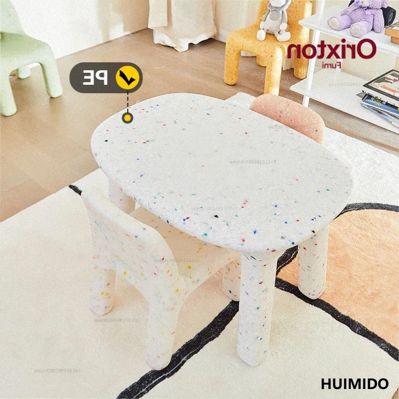 Kids Outdoor Table And Chair Set - طاولة وكراسي دراسة للأطفال مع مسند