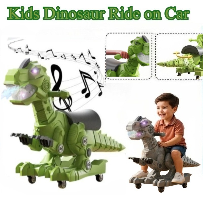 Kids Outdoor Adventure - ركوب الديناصورات على ألعاب ركوب الأطفال