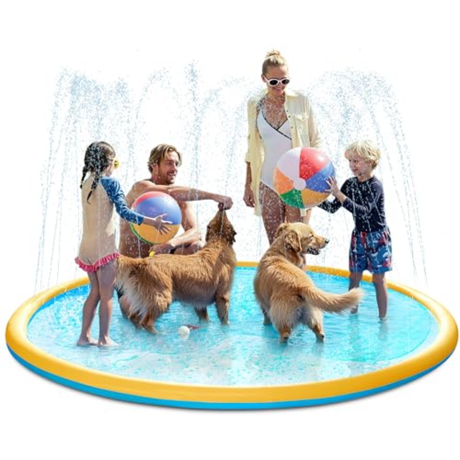 Sprinkler Splash Pad - سجادة لعب مائية خارجية للأطفال الصغار