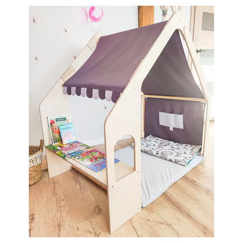 Kids Outdoor Doll House - بيت دمى خشبي للعب في الهواء