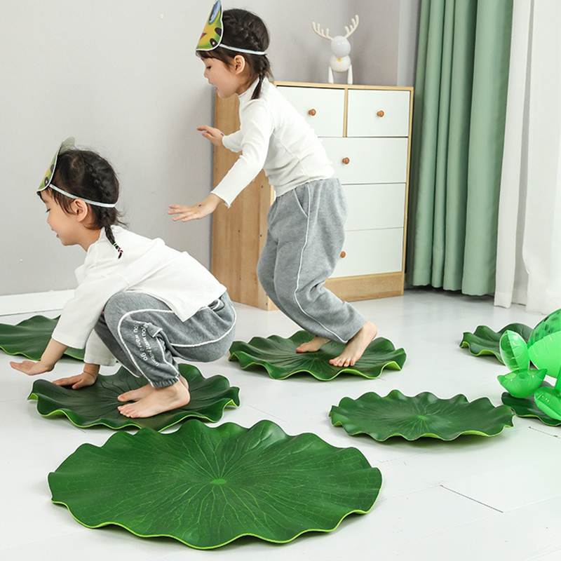 Stepping Stone Foam - مجموعة حصيرة القفز للأطفال على شكل