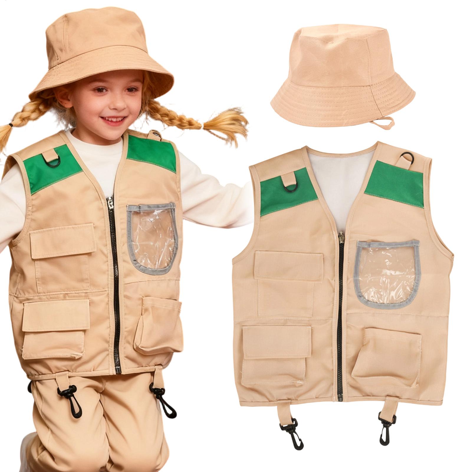 Kids Outdoor Adventure Kit - زي مستكشف السفاري للأطفال، طقم مغامرات