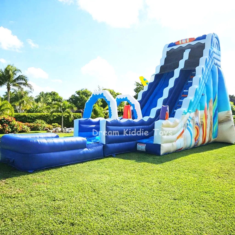 Kids Outdoor Trampoline - زحليقة مائية قابلة للنفخ عملاقة من