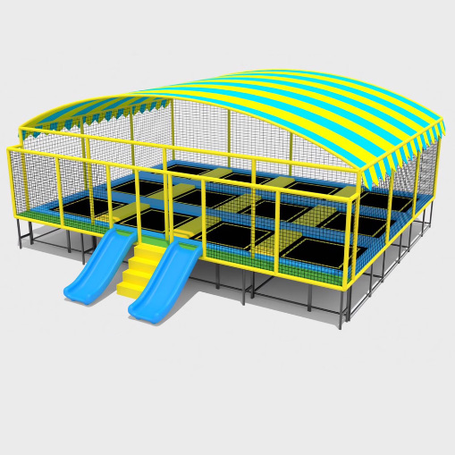 Kids Outdoor Trampoline - معدات حديقة الترامبولين المهنية للأطفال للاستخدام