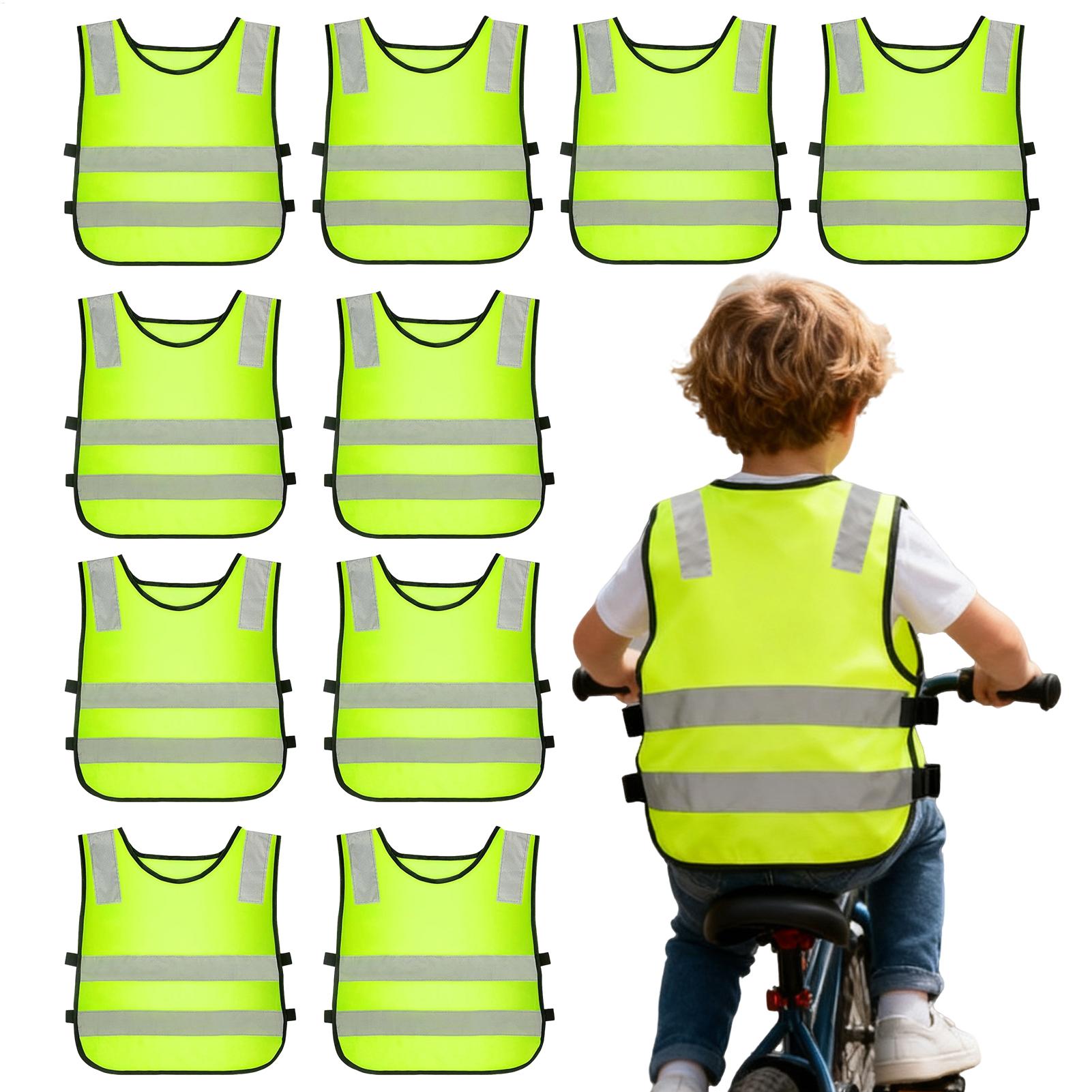 Kids Outdoor Vest - سترة عاكسة للأطفال 10 قطع ملابس