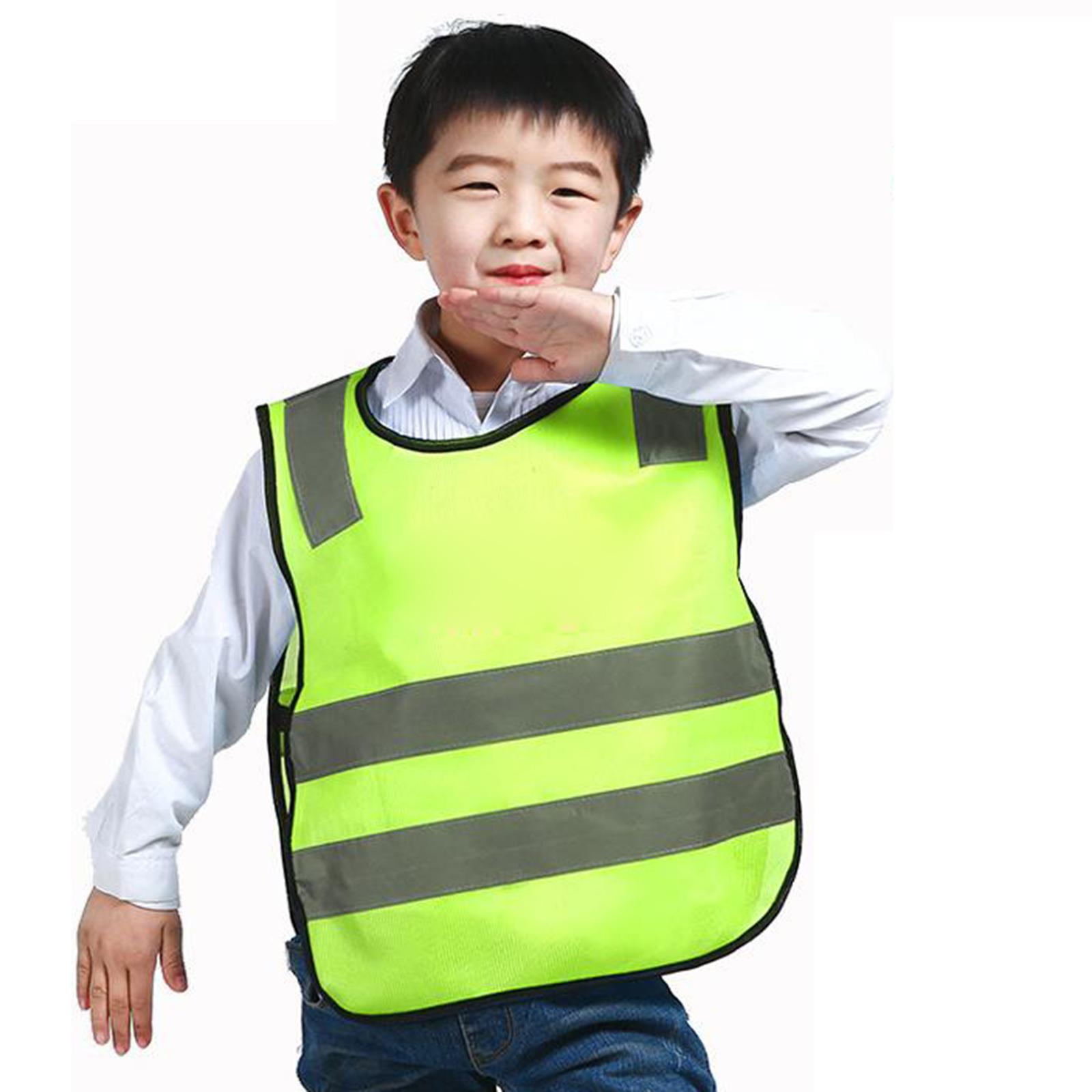 Kids Outdoor Vest - سترة عاكسة للأطفال عالية الوضوح، سترة