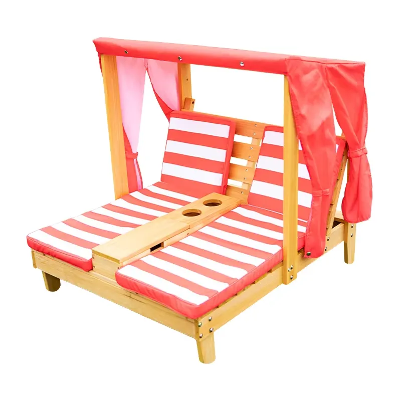 Kids Outdoor Lounge Chair - كرسي استرخاء مزدوج المقعد للأطفال للاستخدام