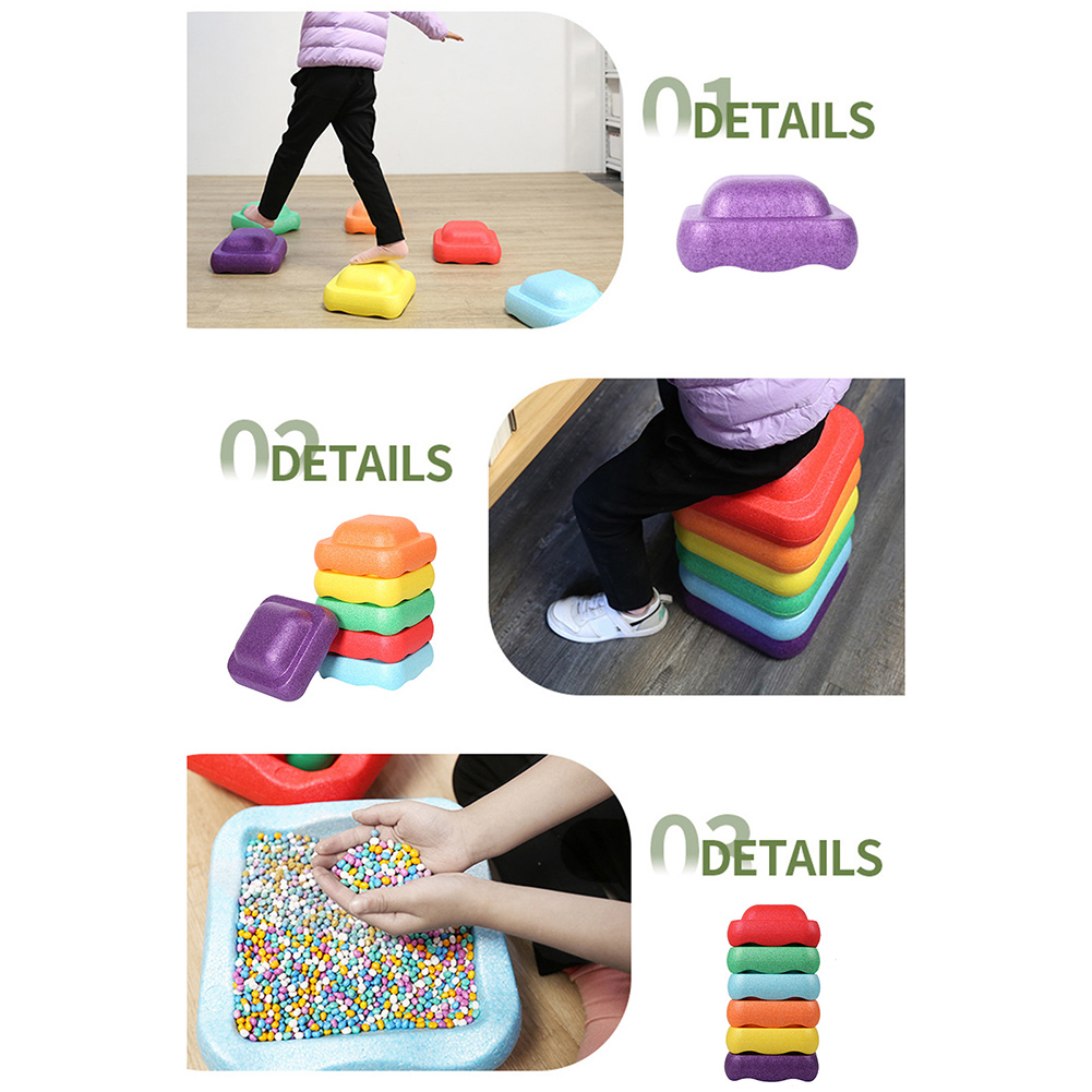 حجر توازن متعدد الألوان بستة أ - مراجعة Stepping Stone Foam وسعره