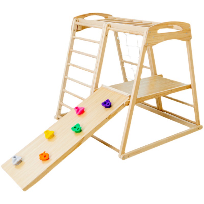 إطار تسلق للأطفال في صالة الأل - مراجعة Kids Outdoor Wooden Climbing Frame وسعره