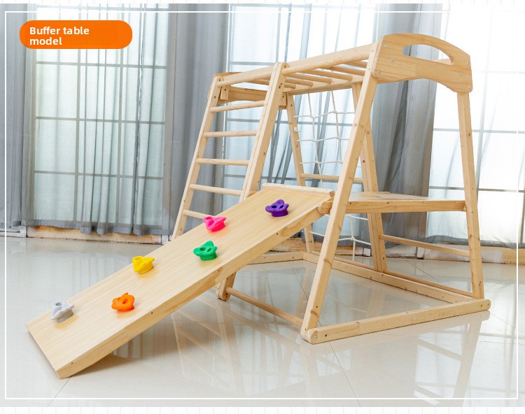 إطار تسلق للأطفال في صالة الأل - مراجعة Kids Outdoor Wooden Climbing Frame وسعره