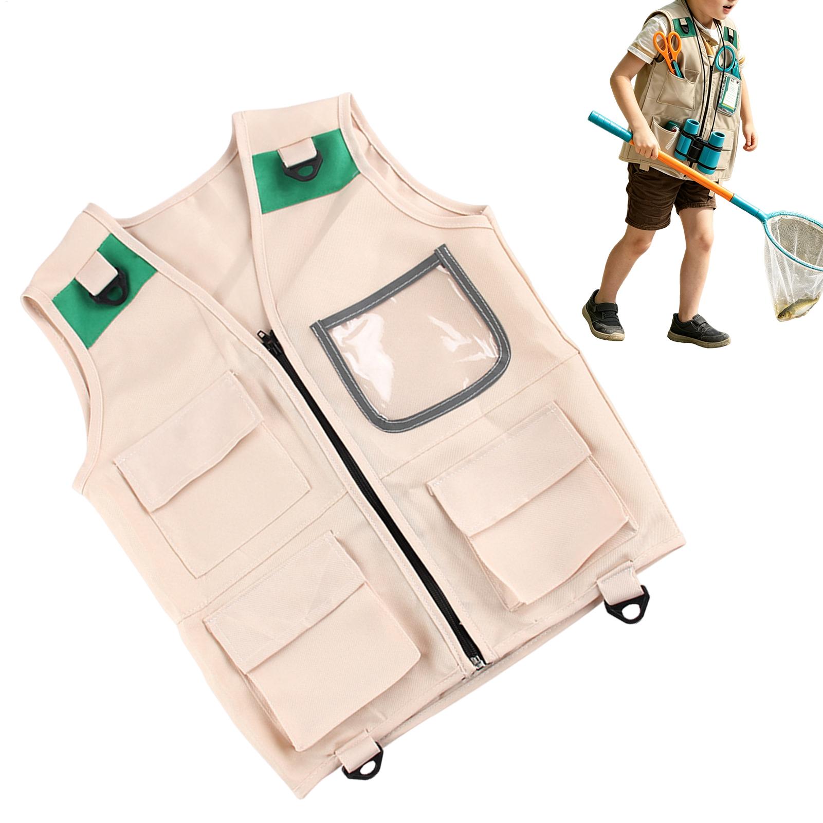 زي سفاري للأطفال، سترة عمالية  - مراجعة Kids Outdoor Vest وسعره
