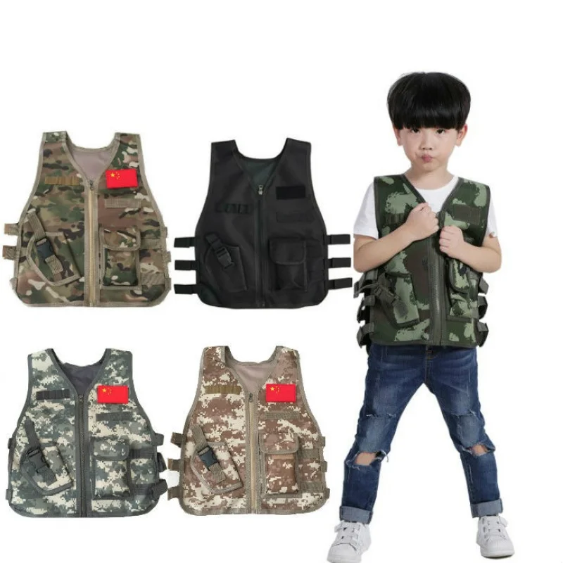 سترة قناص للأطفال بنمط التمويه - مراجعة Kids Outdoor Vest وسعره