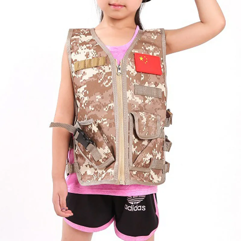 سترة قناص للأطفال بنمط التمويه - مراجعة Kids Outdoor Vest وسعره