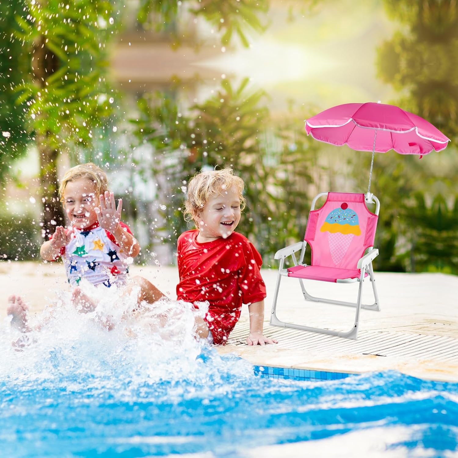 مجموعة واحدة من كرسي الشاطئ ال - مراجعة Kids Outdoor Lounge Chair وسعره