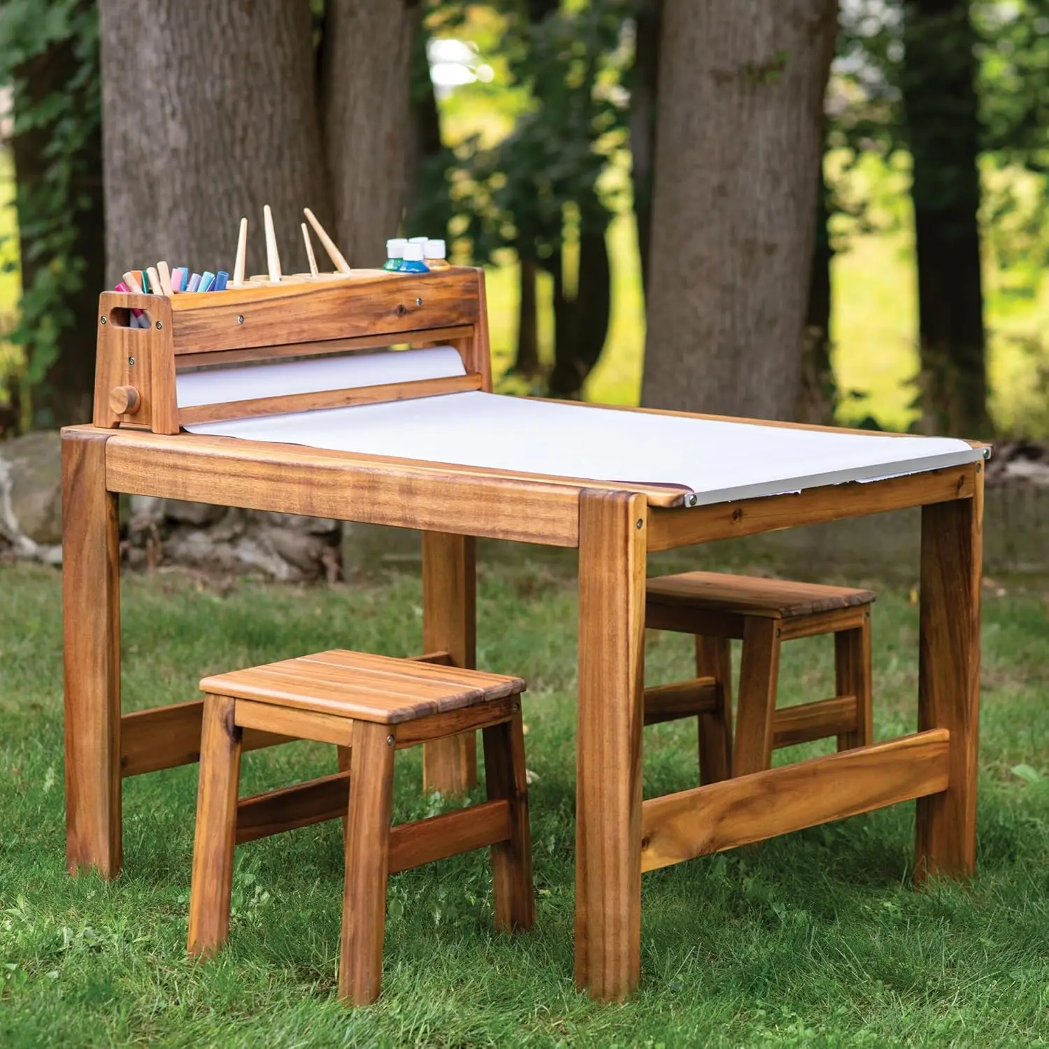 طقم طاولة وكرسي أكاديا للأنشطة - مراجعة Kids Outdoor Table And Chair Set وسعره