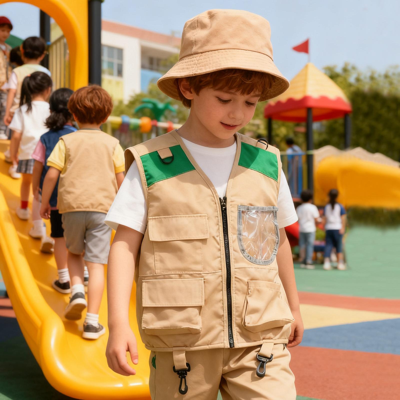 طقم قبعة وسترة استكشافية للأطف - مراجعة Kids Outdoor Adventure Kit وسعره