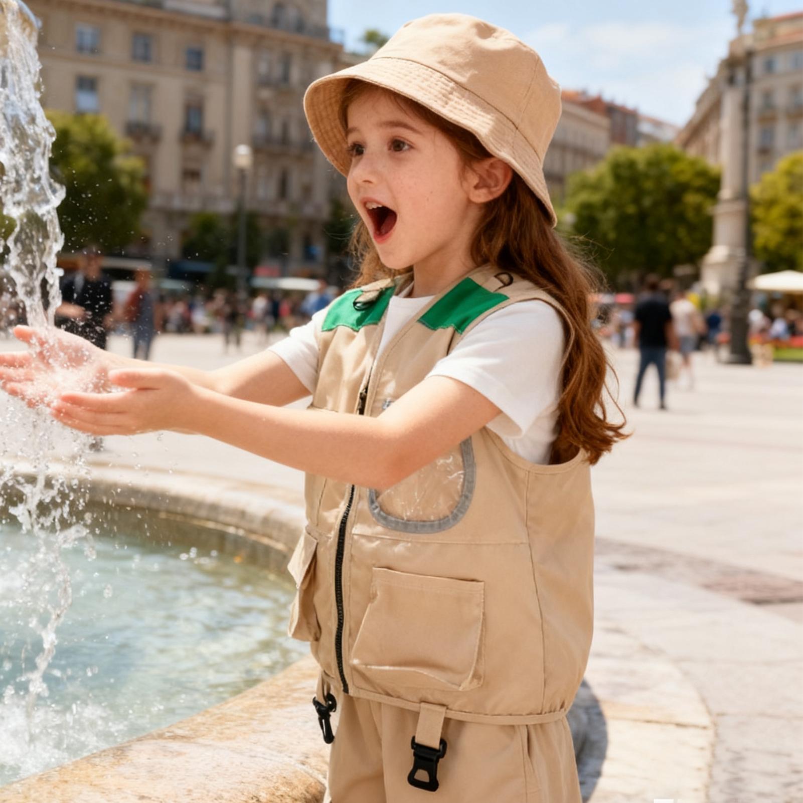 طقم قبعة وسترة استكشافية للأطف - مراجعة Kids Outdoor Adventure Kit وسعره