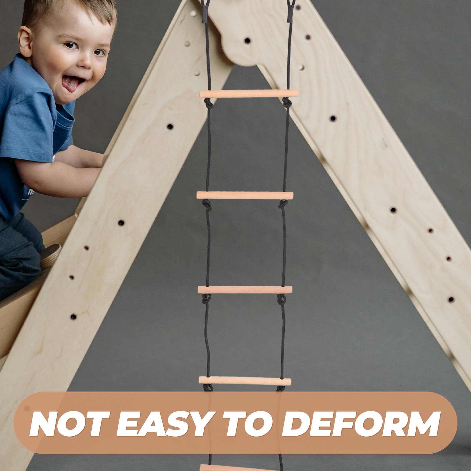مجموعة واحدة من سلم التسلق للأ - مراجعة Kids Outdoor Wooden Climbing Frame وسعره