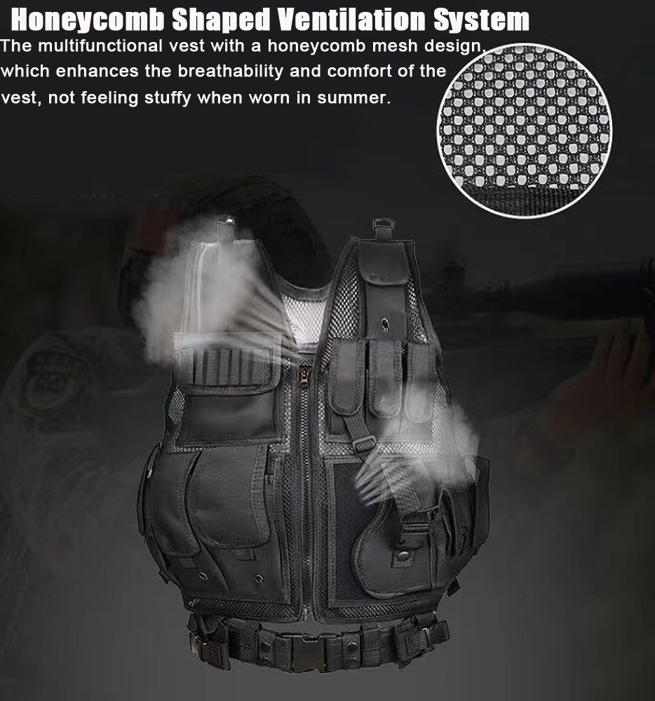 سترة تكتيكية قابلة للتعديل بنظ - مراجعة Kids Outdoor Vest وسعره