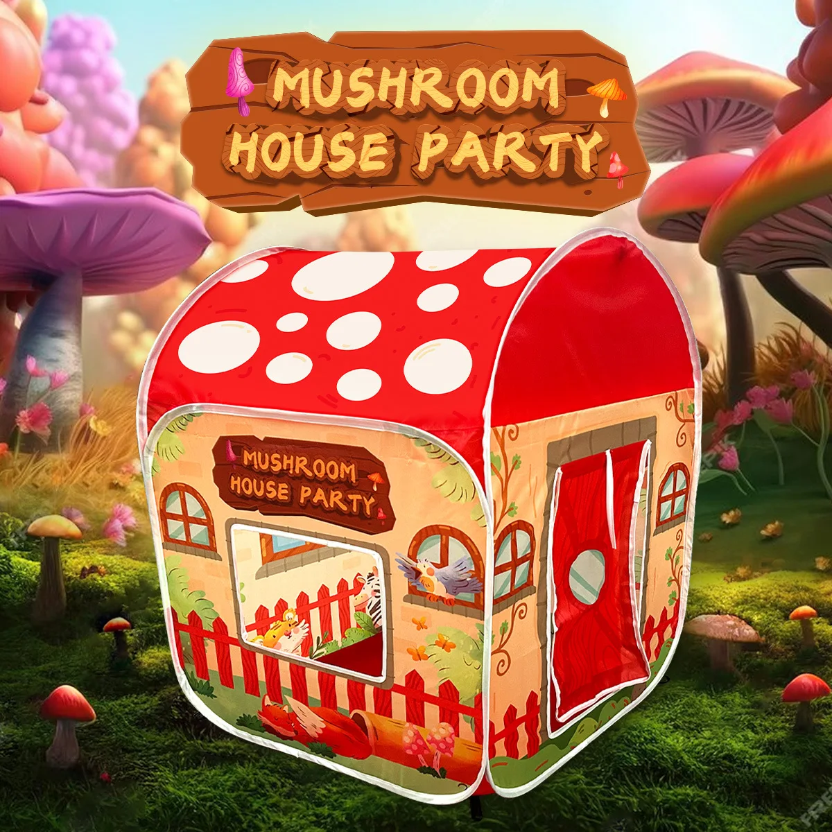 خيمة ملعب للأطفال ألعاب خارجية - مراجعة Kids Outdoor Hut وسعره