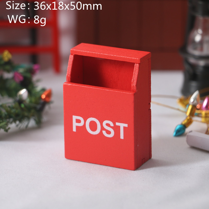 5 قطعة 1:12 دمية حمراء POST صن - مراجعة Kids Outdoor Doll House وسعره