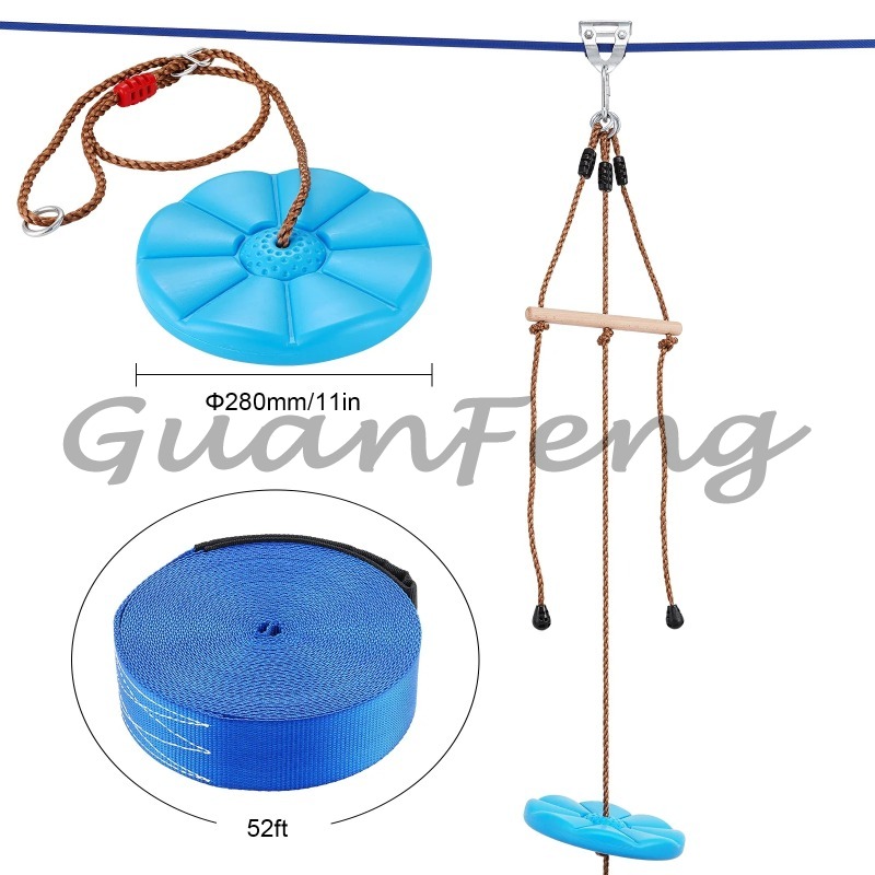 مجموعة زيبلاين بطول 52 قدمًا ل - مراجعة Kids Outdoor Zipline وسعره