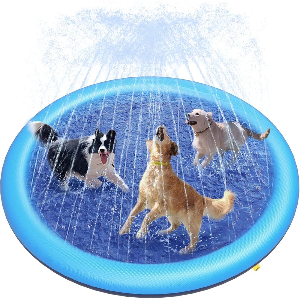 حصيرة لعب مائية سميكة للاستخدا - مراجعة Sprinkler Splash Pad وسعره