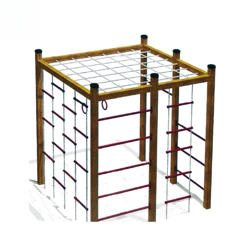 إطار تسلق خشبي، لعبة نشاط للأط - مراجعة Kids Outdoor Wooden Climbing Frame وسعره