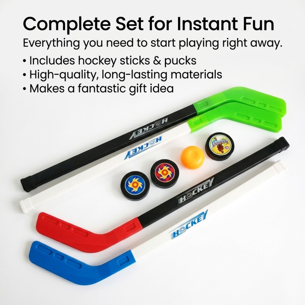عصا هوكي بلاستيكية 72 سم للأطف - مراجعة Kids Outdoor Hockey Sticks وسعره