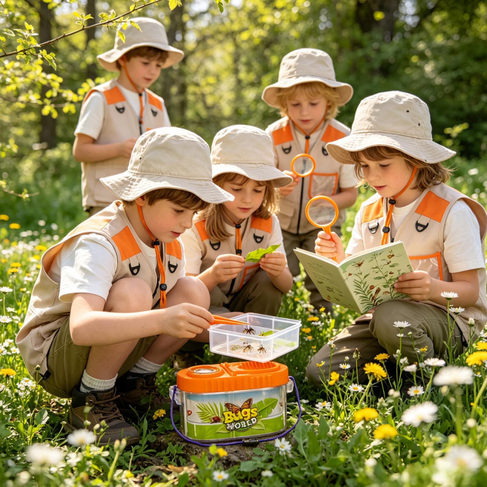 مجموعة مغامرات للأطفال مع قبعة - مراجعة Kids Outdoor Adventure Kit وسعره