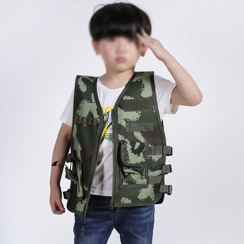 سترة مموهة تكتيكية للأطفال ، ا - مراجعة Kids Outdoor Vest وسعره