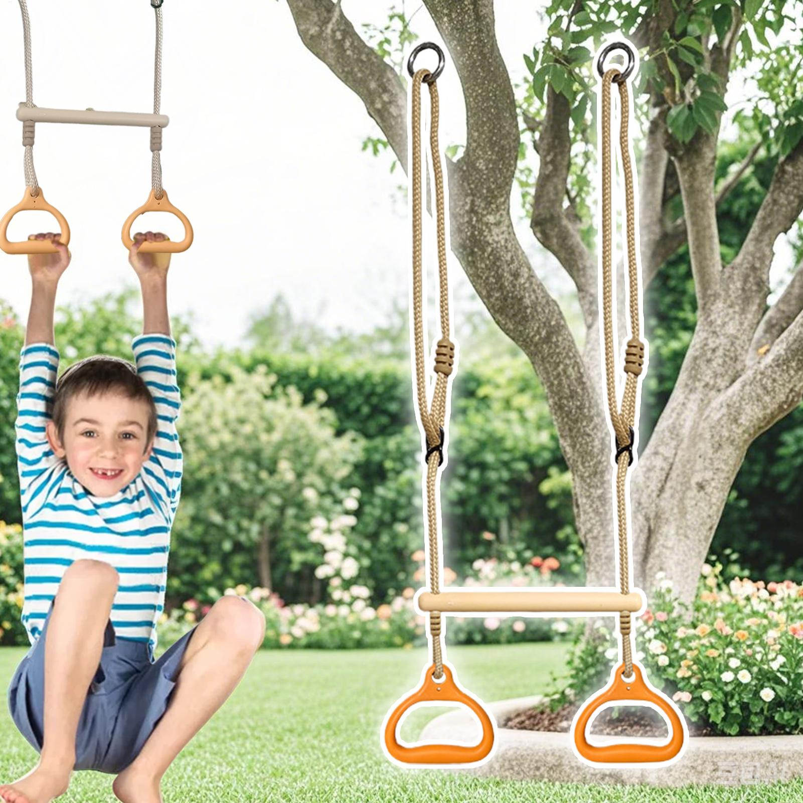 قضبان التأرجح الحسية المريحة،  - مراجعة Kids Outdoor Trampoline وسعره