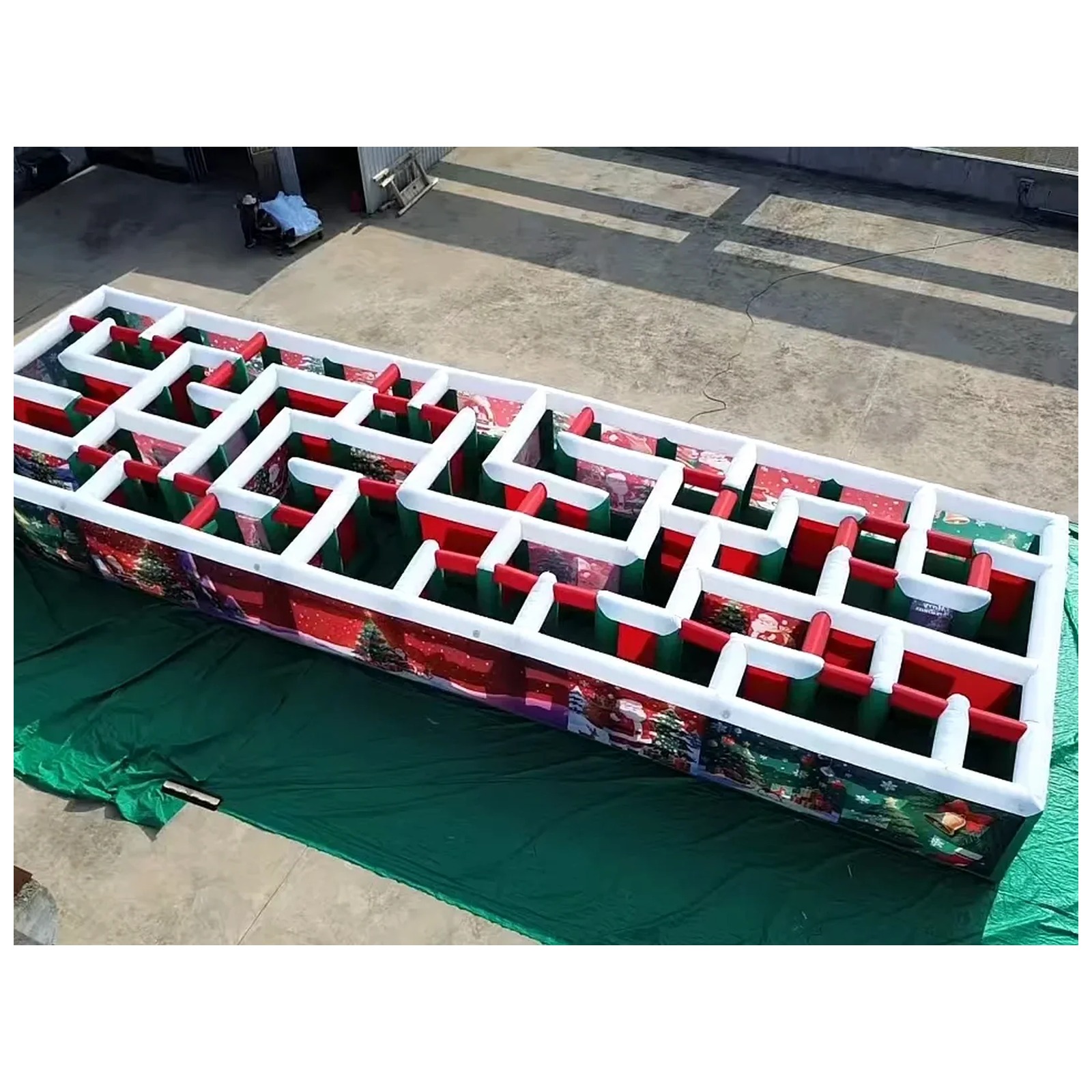 متاهة قابلة للنفخ تجارية طويلة - مراجعة Kids Outdoor Party Venue وسعره