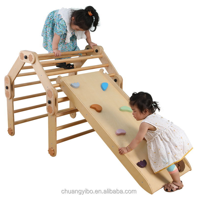 إطار تسلق خشبي للأطفال، ألعاب  - مراجعة Kids Outdoor Wooden Climbing Frame وسعره