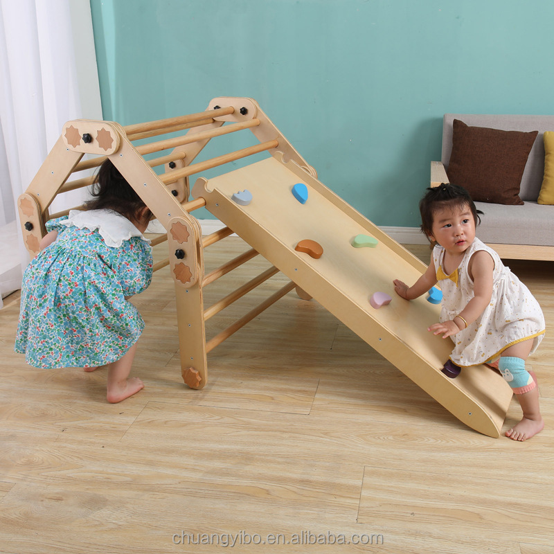 إطار تسلق خشبي للأطفال، ألعاب  - مراجعة Kids Outdoor Wooden Climbing Frame وسعره