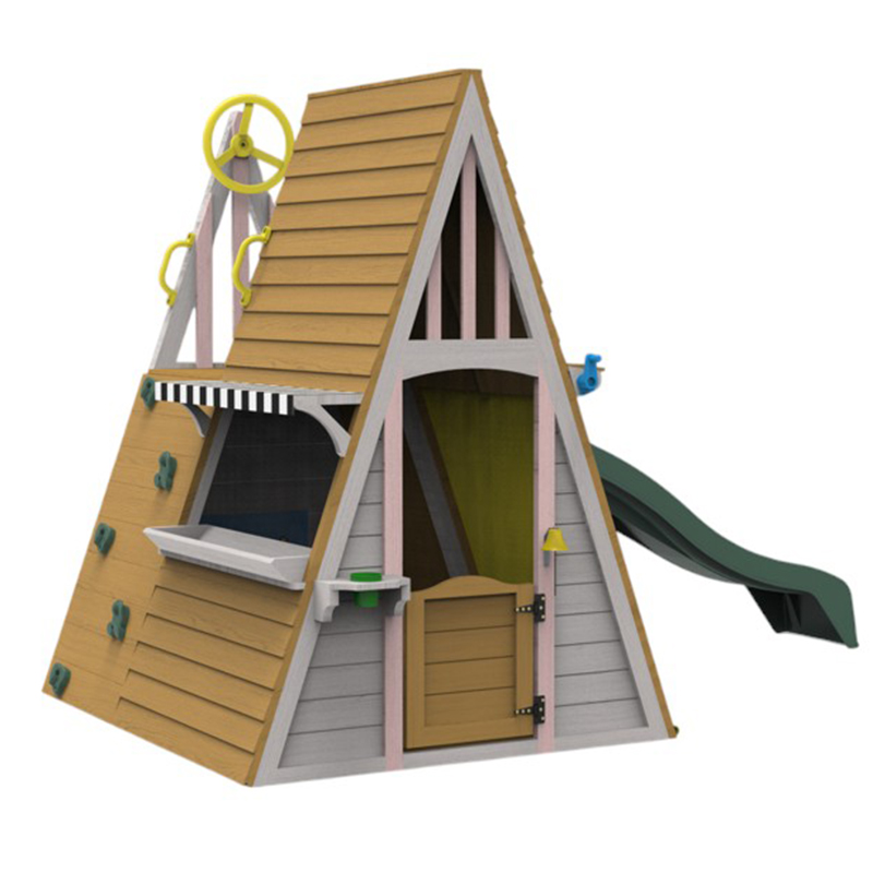 معدات ملعب خارجي للأطفال، قلعة - مراجعة Kids Outdoor Wooden Climbing Frame وسعره