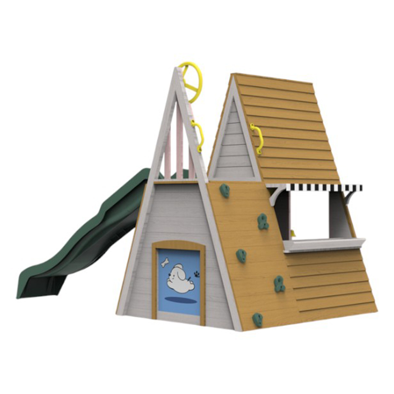معدات ملعب خارجي للأطفال، قلعة - مراجعة Kids Outdoor Wooden Climbing Frame وسعره