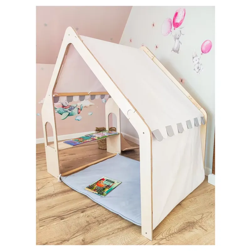 بيت دمى خشبي للعب في الهواء ال - مراجعة Kids Outdoor Doll House وسعره