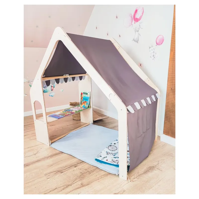 بيت دمى خشبي للعب في الهواء ال - مراجعة Kids Outdoor Doll House وسعره