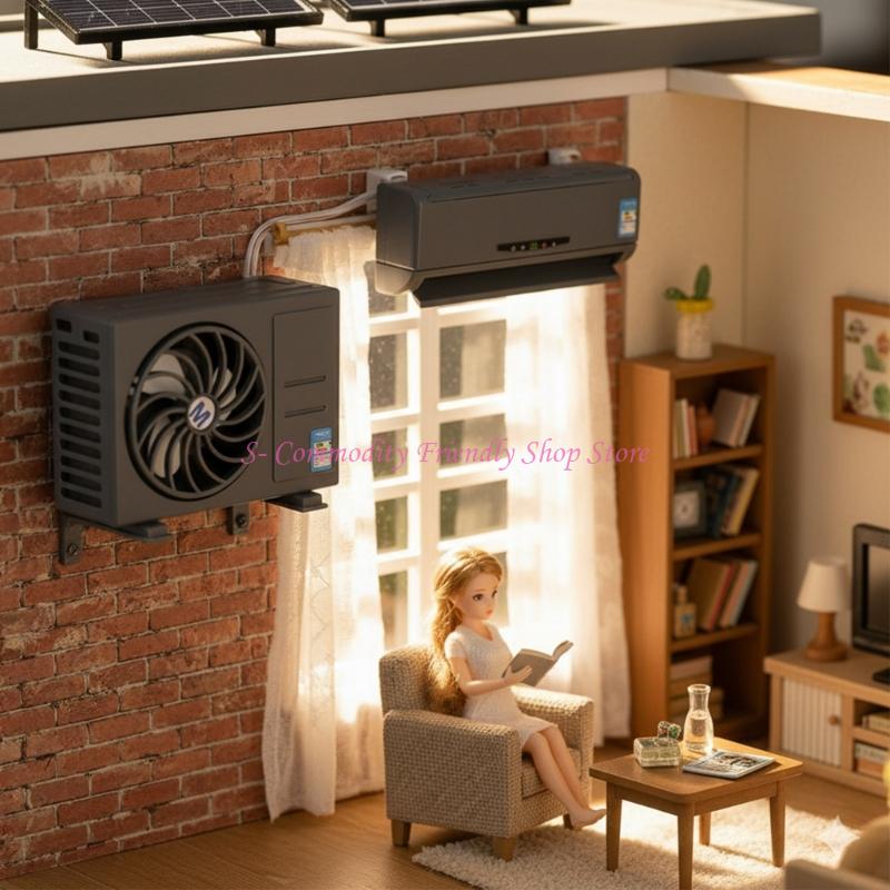 مكيف هواء شمسي تفاعلي صغير مصن - مراجعة Kids Outdoor Doll House وسعره