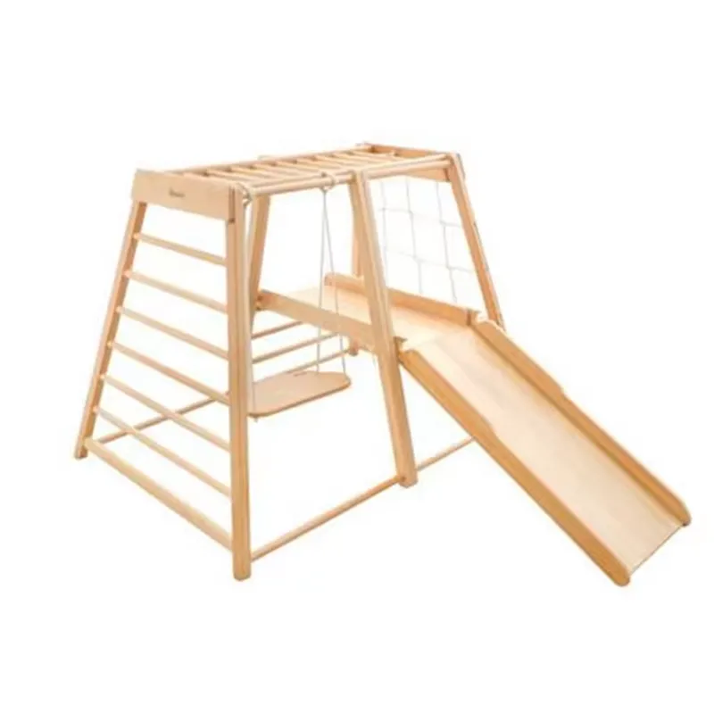 مجموعة تسلق خشبية للأطفال من م - مراجعة Kids Outdoor Wooden Climbing Frame وسعره