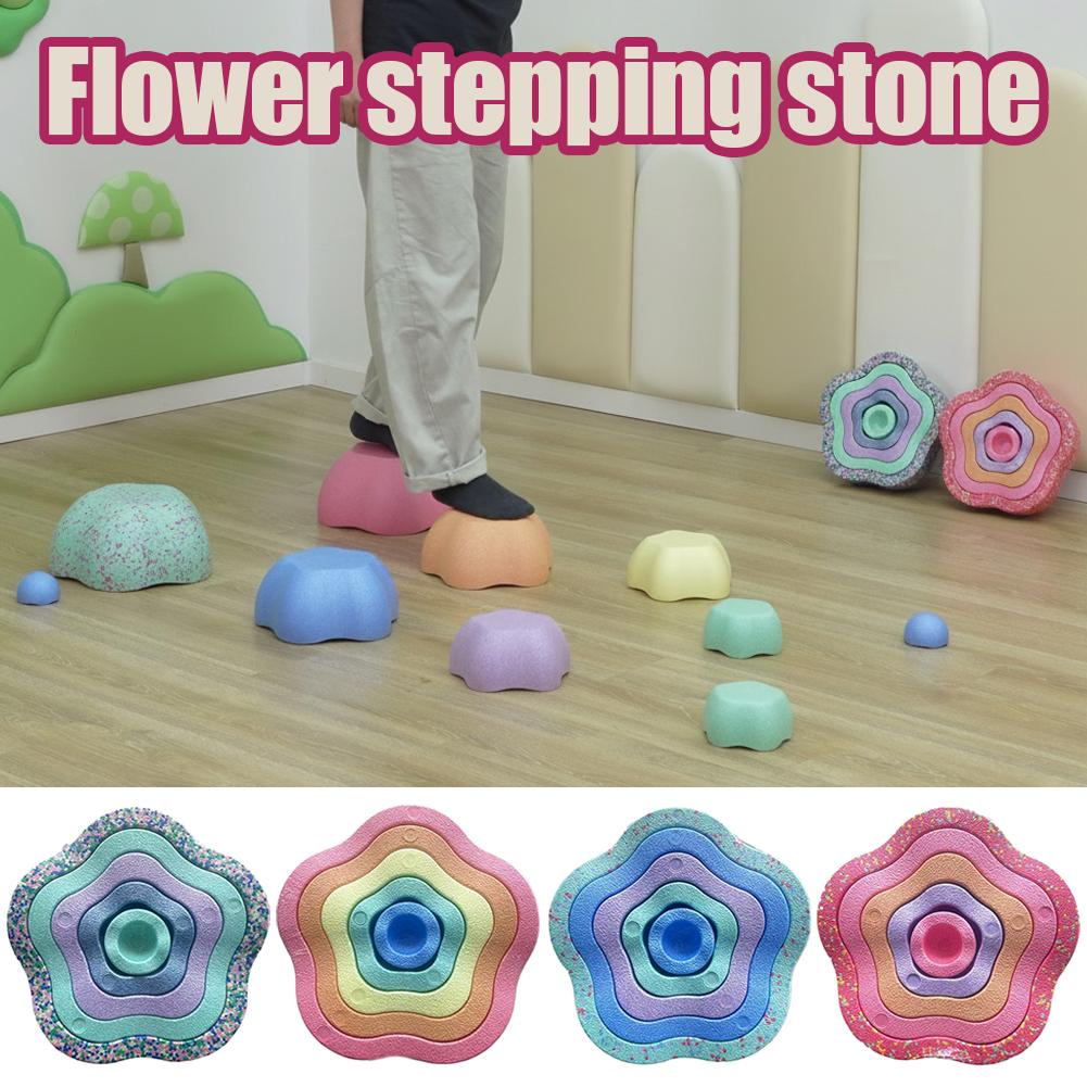 أحجار توازن على شكل زهور للأطف - مراجعة Stepping Stone Foam وسعره
