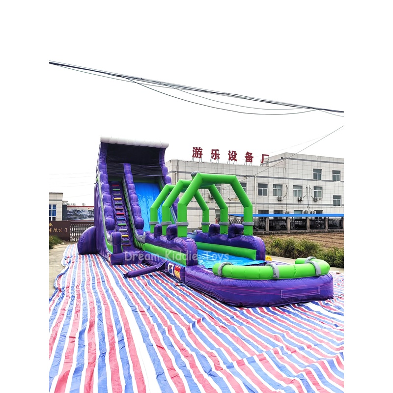 زحليقة مائية قابلة للنفخ عملاق - مراجعة Kids Outdoor Trampoline وسعره