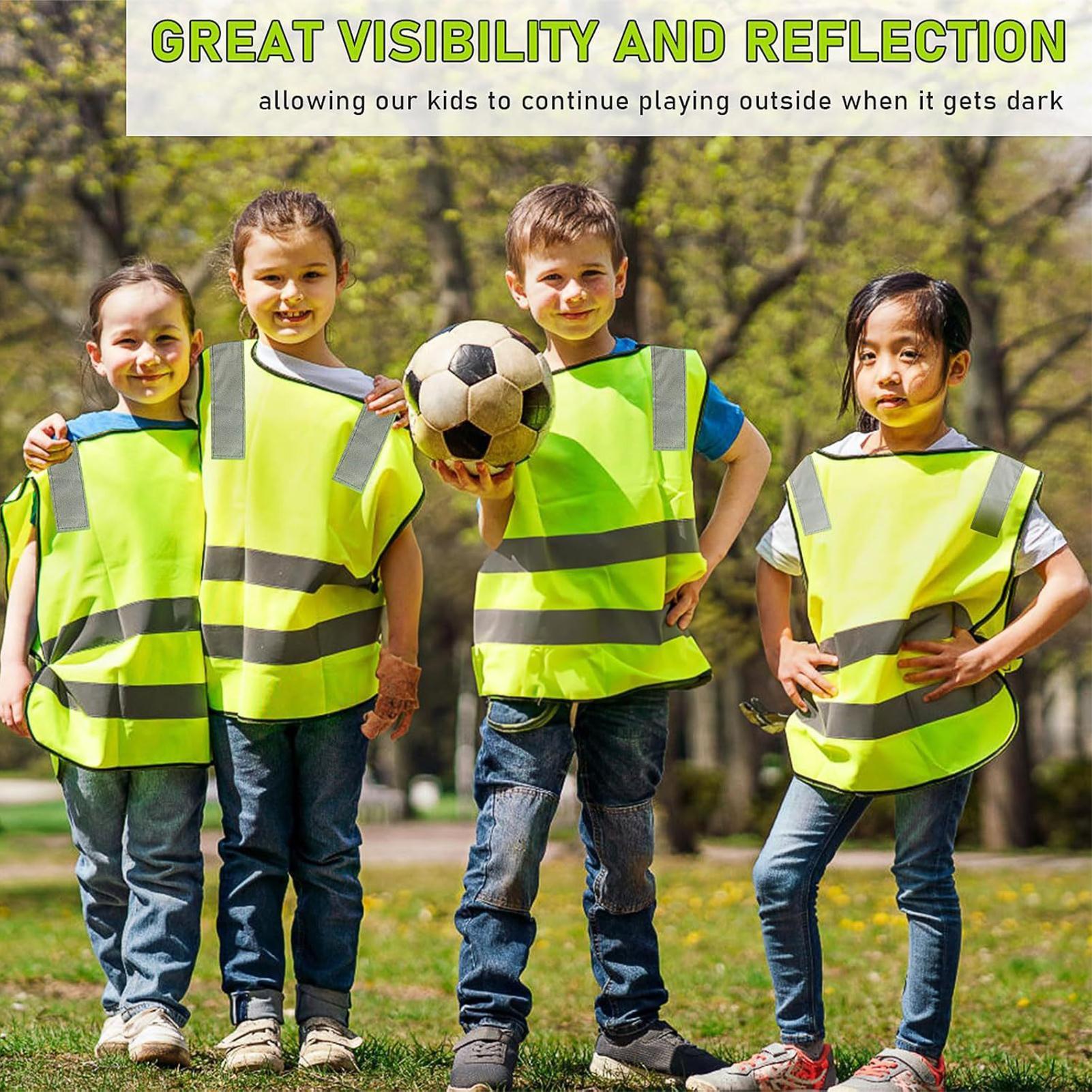 سترة عاكسة للأطفال 10 قطع ملاب - مراجعة Kids Outdoor Vest وسعره