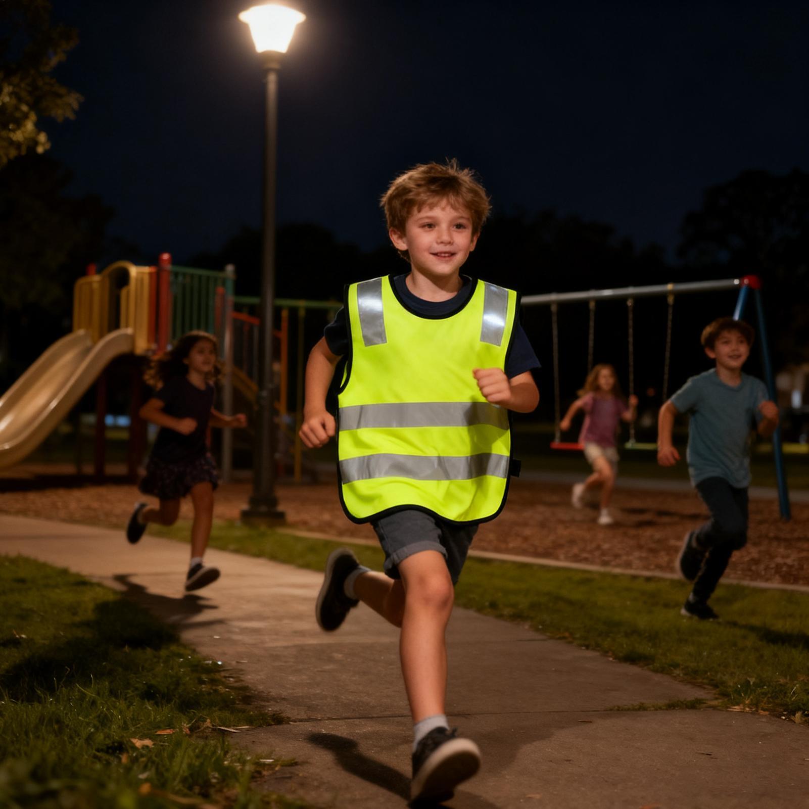 سترة عاكسة للأطفال 10 قطع ملاب - مراجعة Kids Outdoor Vest وسعره