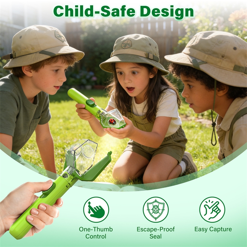 أداة التقاط الحشرات للأطفال مع - مراجعة Kids Outdoor Adventure Kit وسعره